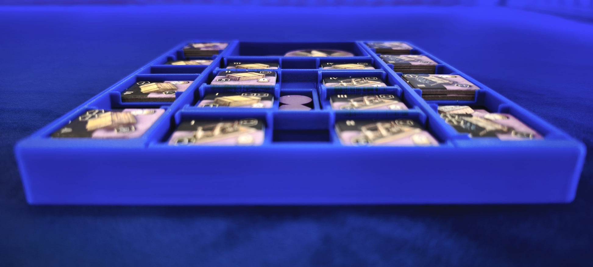 Full player component tray for Brass Birmingham board game